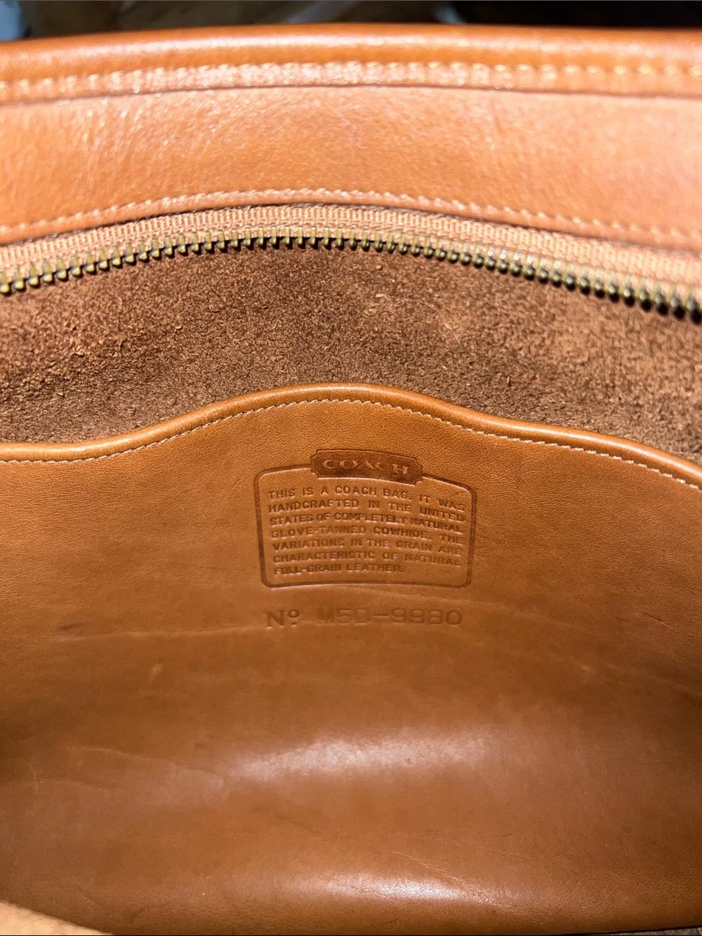 Coach 9980 Taft Crossbody in British Tan Leather